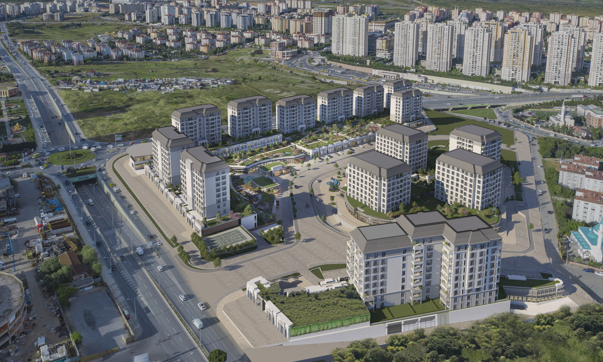 Apartments for sale in Basaksehir area 411