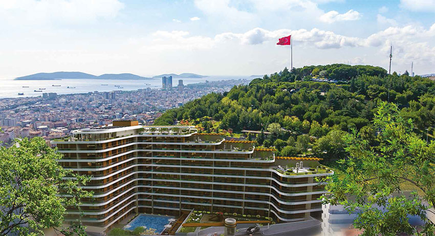 Wonderful apartments in Asian Istanbul with sea an...